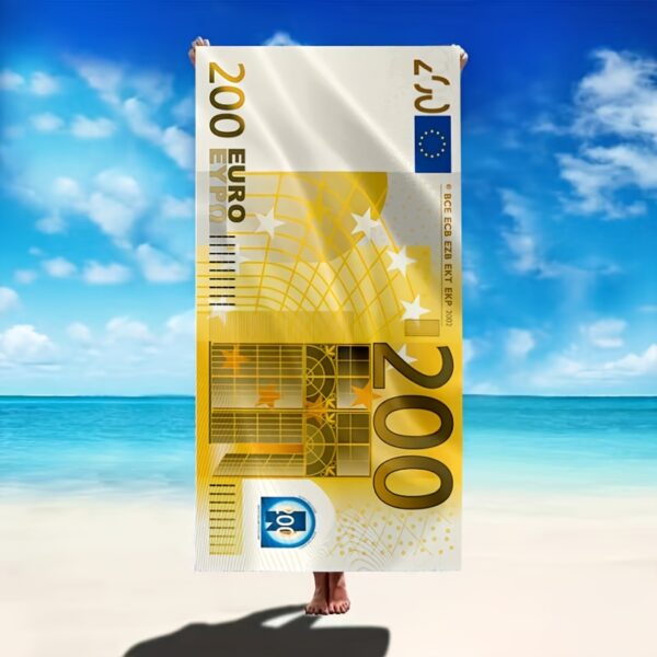 Serviette de plage à thème européen – Image 3