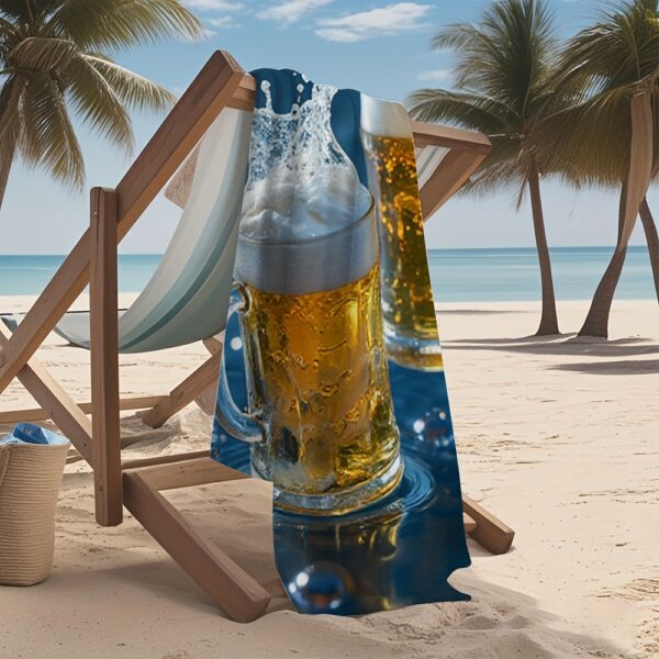 Serviette de plage pour les amateurs de bière – Image 10