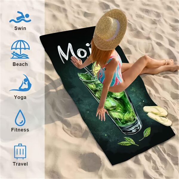 Serviette de Plage Cocktail Mojito – Image 7