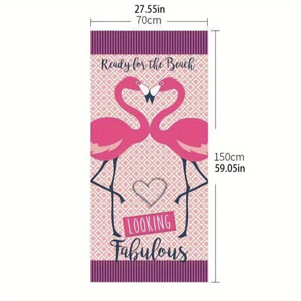 Serviette de plage en microfibre de style tropical – Image 5