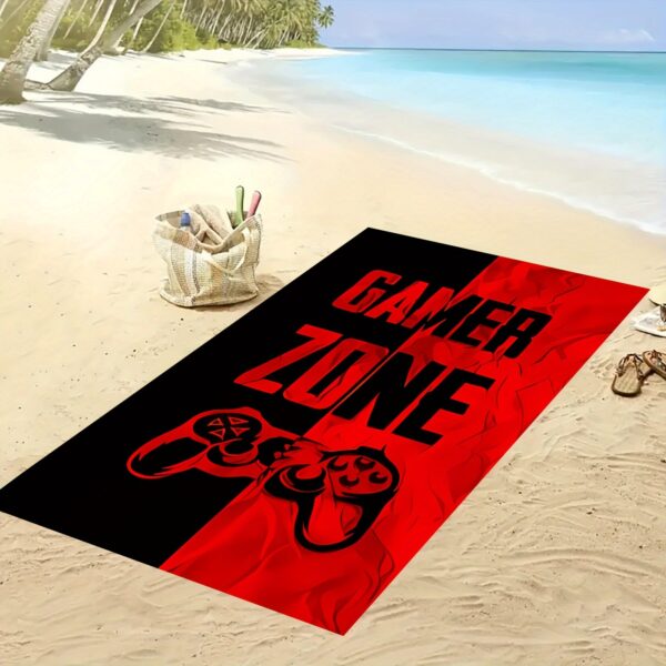 Serviette de plage Gamer Zone – Image 2