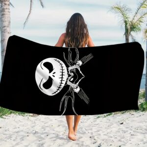 Serviette de Plage "The Nightmare Before Christmas" avec Jack Skellington g