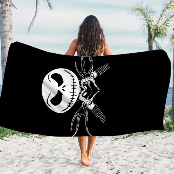Serviette de Plage "The Nightmare Before Christmas" avec Jack Skellington g