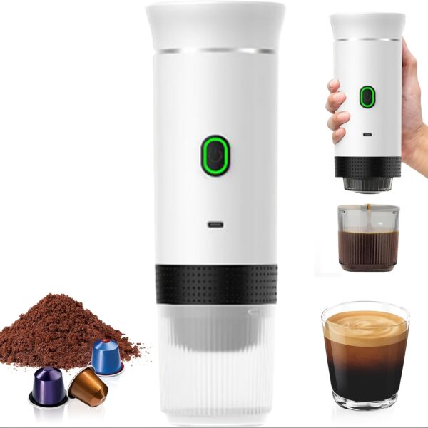 Cafetière expresso sans fil 3-en-1 – Portable, USB, chauffe rapide – Image 6