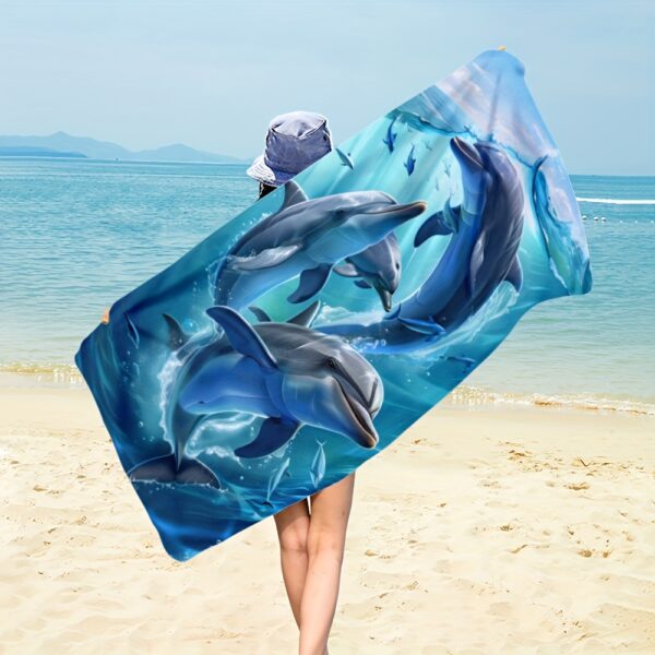 Serviette de plage Dolphin – Image 3
