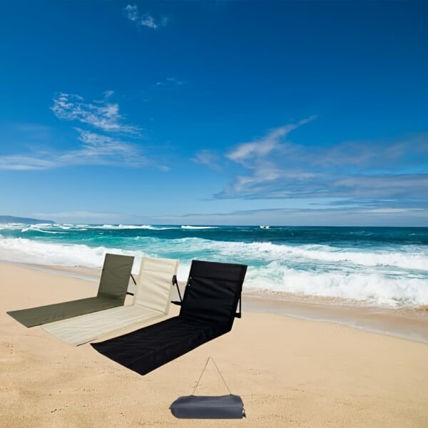 Chaise Longue Extensible Pliable avec Support en Alliage d'Aluminium