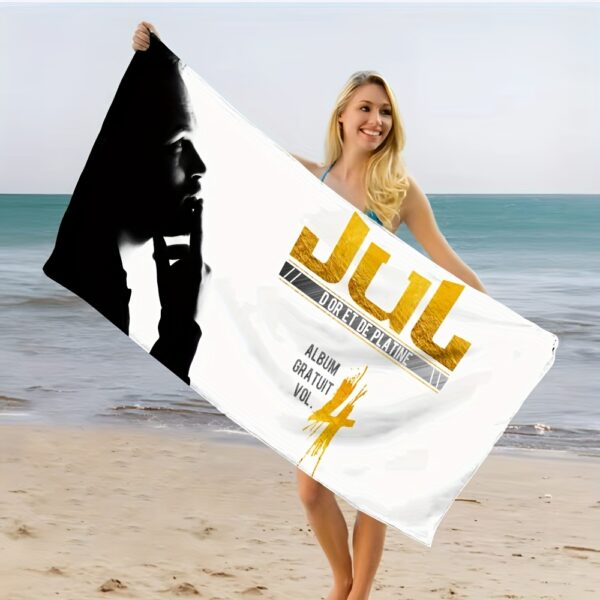 Serviette de Plage Rapper JuL "C'est Pas Des Lol" – Image 7
