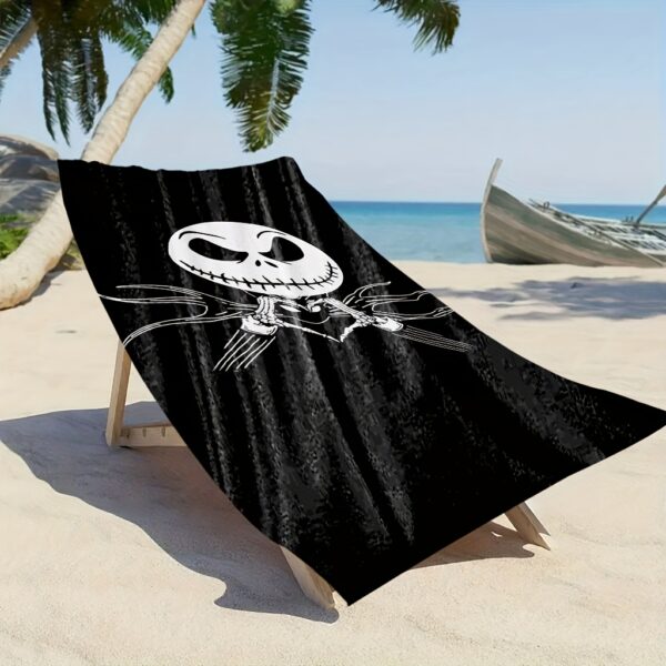 Serviette de Plage "The Nightmare Before Christmas" avec Jack Skellington g – Image 2