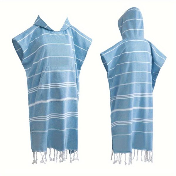 Poncho de plage rayé – Image 3