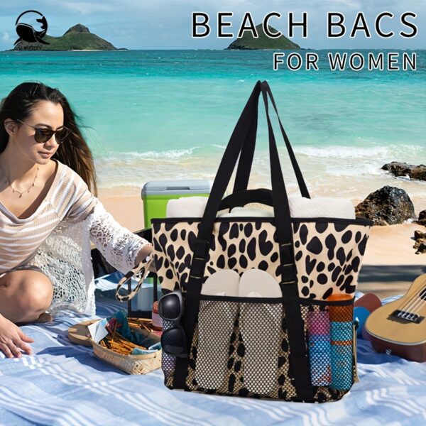 Sac de Plage Pliant Luxueux avec Grand Format – Image 5