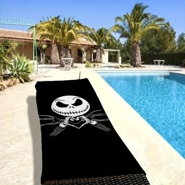 Serviette de Plage "The Nightmare Before Christmas" avec Jack Skellington g – Image 7