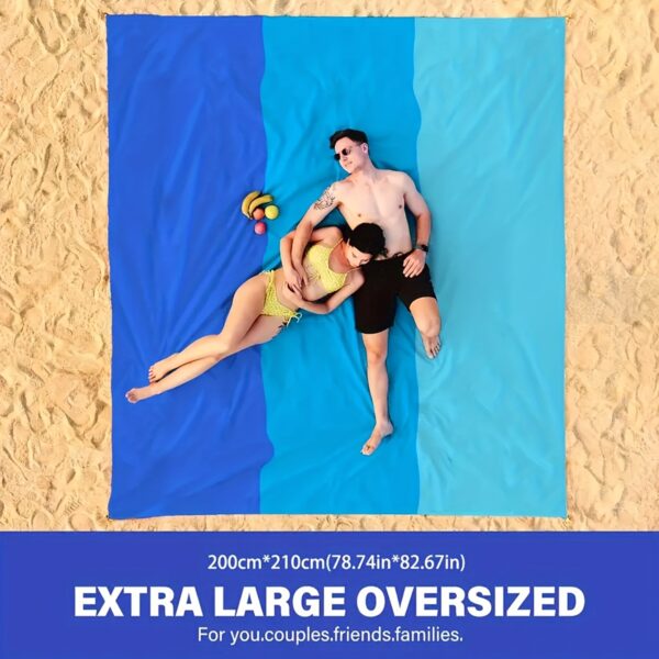 Drap de plage blue – Image 9