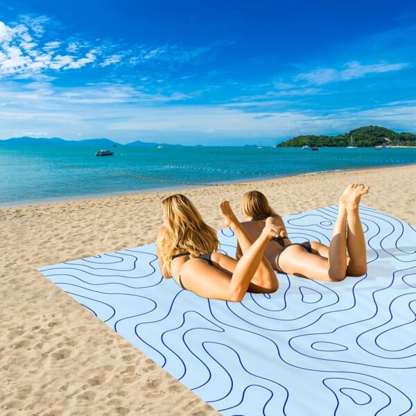 Drap de plage Largebleu – Image 4