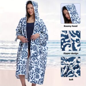 Grand poncho de surf vintage