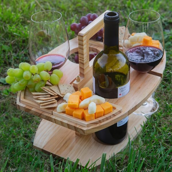 Table de vin en bois portable – Image 8