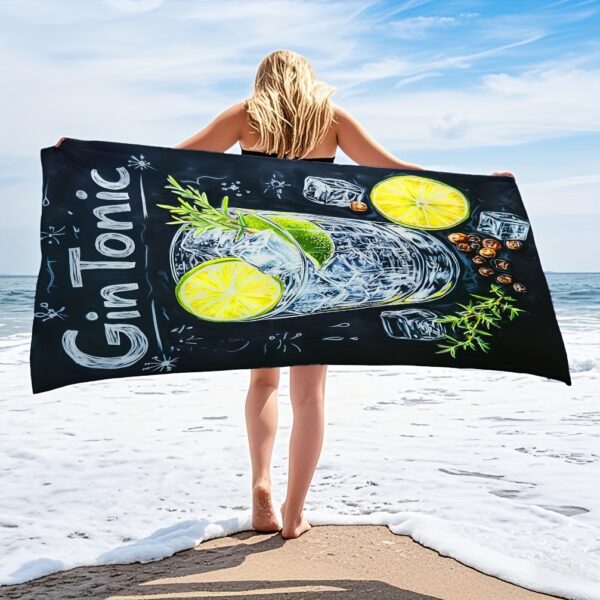 Serviette de plage Gin Tonic – Image 5