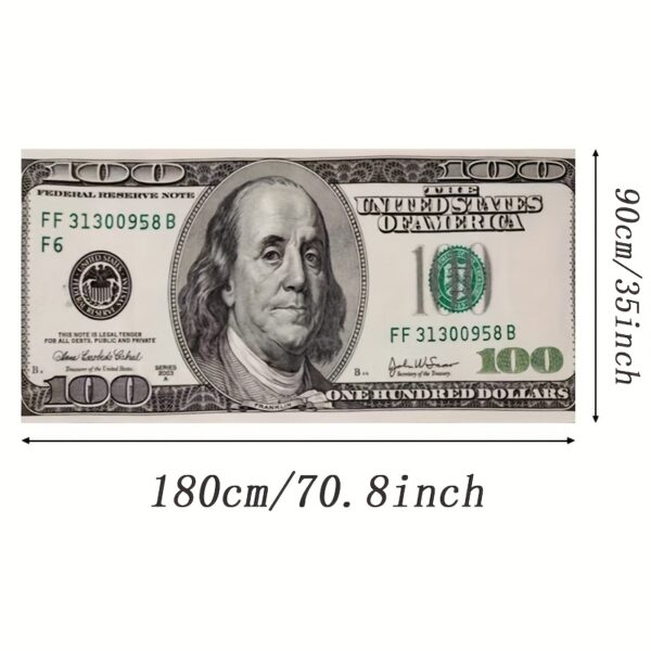 Serviette de plage Billet de 100$ – Image 3