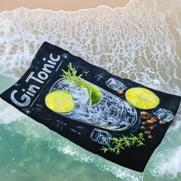Serviette de plage Gin Tonic – Image 6