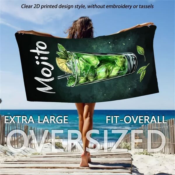 Serviette de Plage Cocktail Mojito