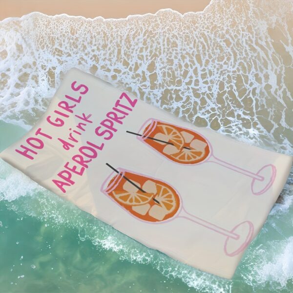 Serviette de plage Aperol Spritz – Image 2