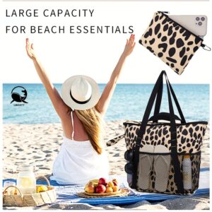 Sac de Plage Pliant Luxueux avec Grand Format