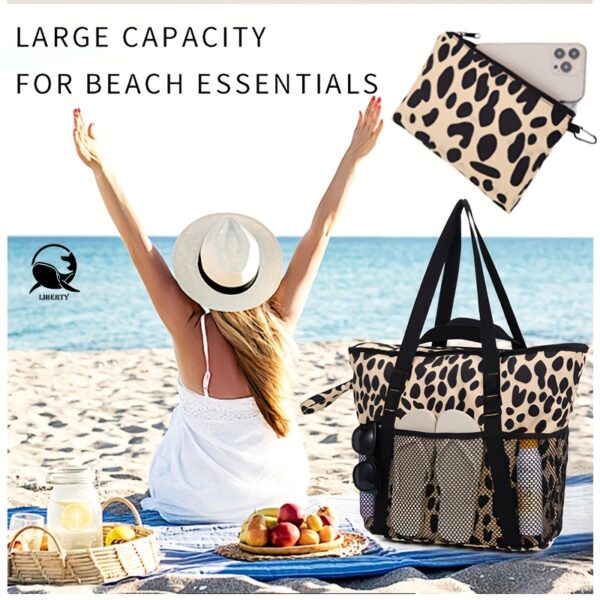 Sac de Plage Pliant Luxueux avec Grand Format