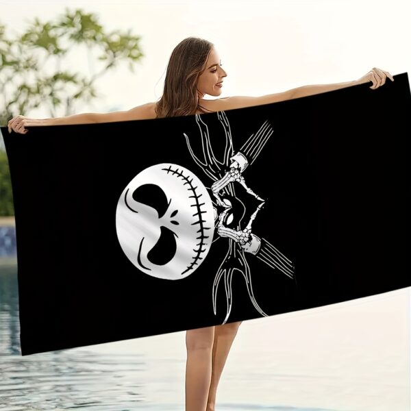 Serviette de Plage "The Nightmare Before Christmas" avec Jack Skellington g – Image 6