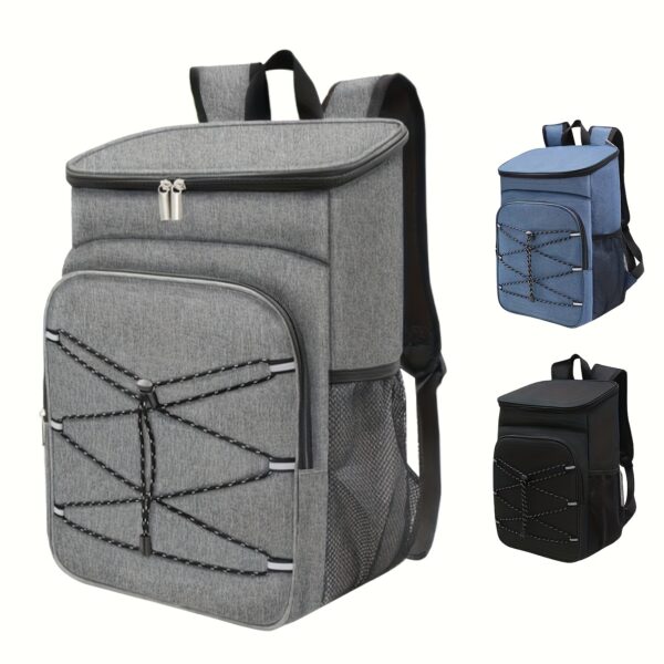 Grand sac à dos isolé de grande capacité - peut transporter 30 canettes – Image 2