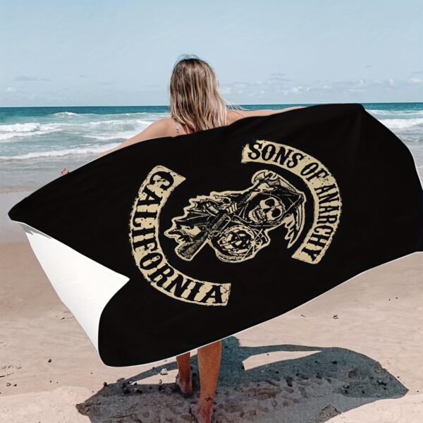Serviette de Plage Sons of Anarchy Californie – Image 4