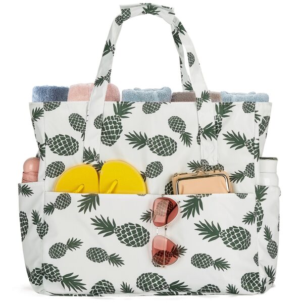 Sac fourre-tout plage & sport – Grand, élégant, compartiment étanche – Image 9