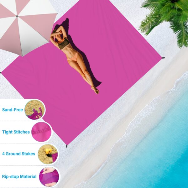 Drap de plage unie – Image 2