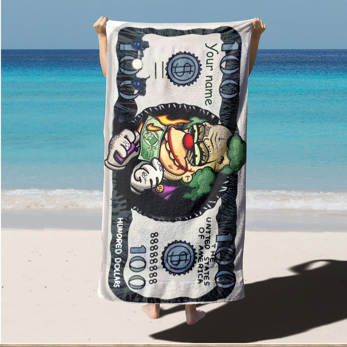 Serviette de Plage Monnaie – Image 2