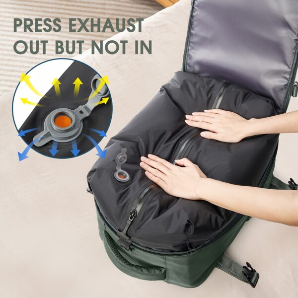 Sac à dos de compression sous vide - Approuvé pour l'avion, 40x25x20cm – Image 10