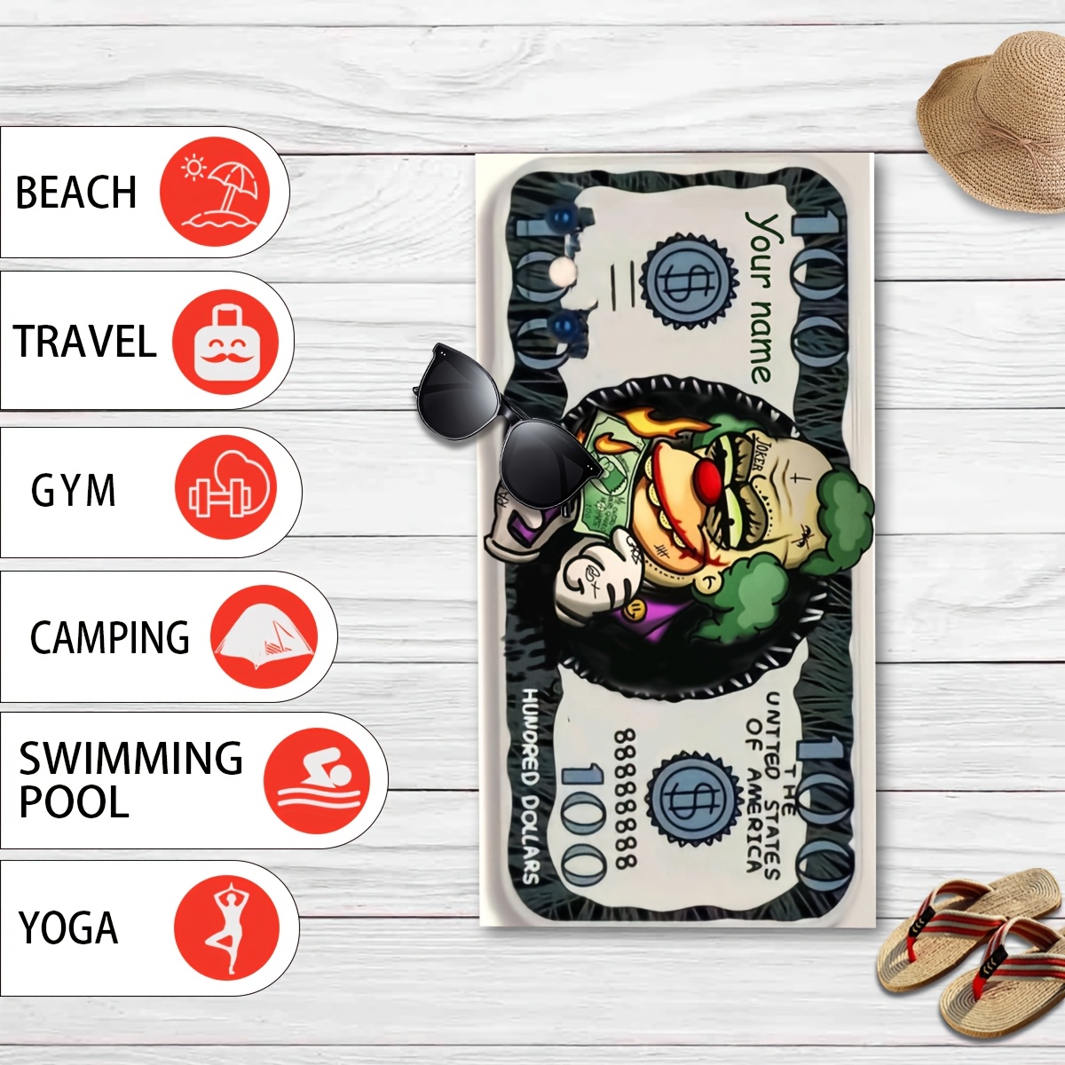 Serviette de Plage Monnaie – Image 9