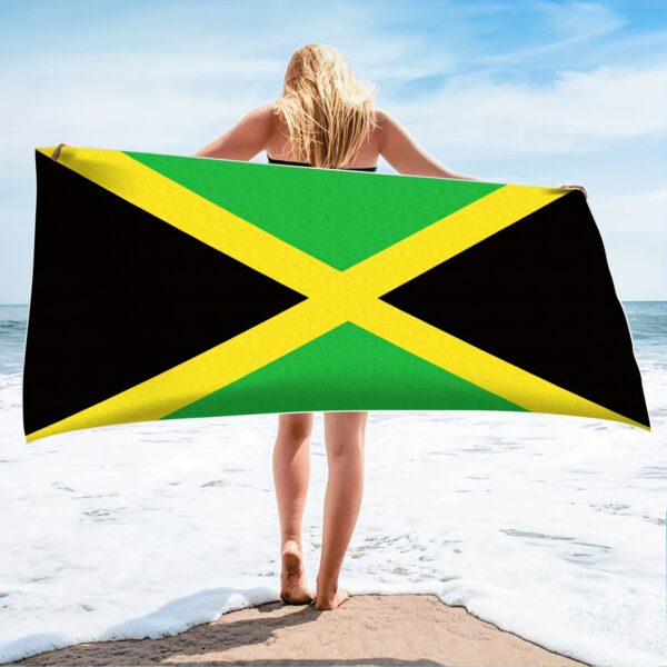 Serviette de Plage Drapeau Jamaïque – Image 2
