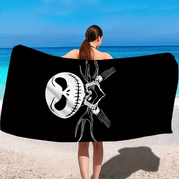 Serviette de Plage "The Nightmare Before Christmas" avec Jack Skellington g – Image 9