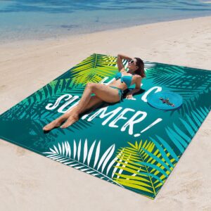 Drap de plage Feuilles Tropicales