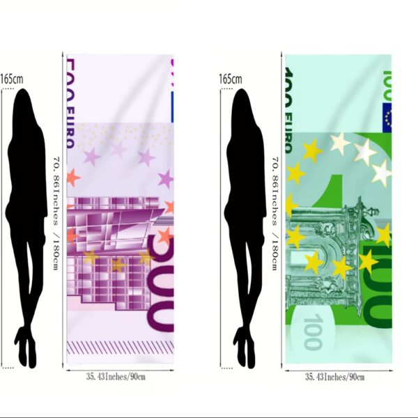 Serviettes de plage euros – Image 6