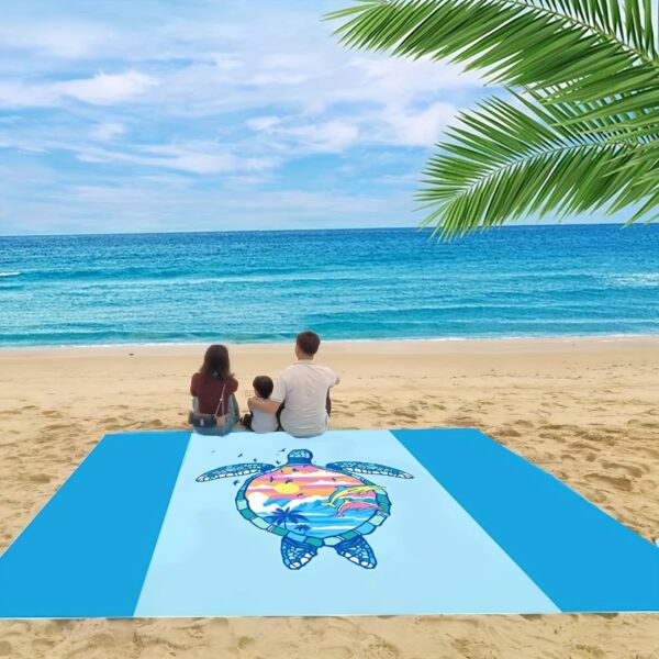 Drap de plage à motif tribal – Image 9