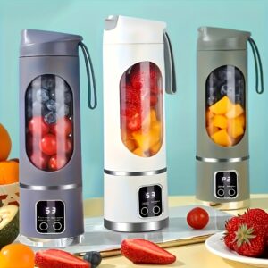 Mixeur USB 2-en-1 – Portable, rechargeable, idéal smoothies & jus frais