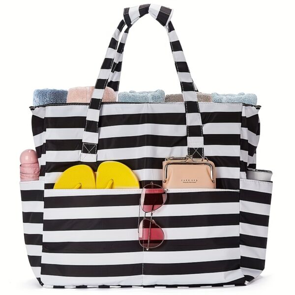 Sac léopard 45L – Polyvalent, extensible, idéal gym, plage & voyages – Image 6