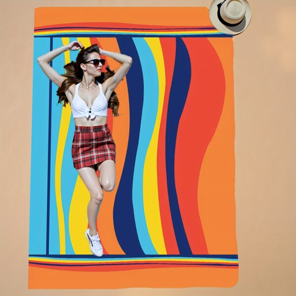Drap de plage Imprimé Léopard l – Image 6