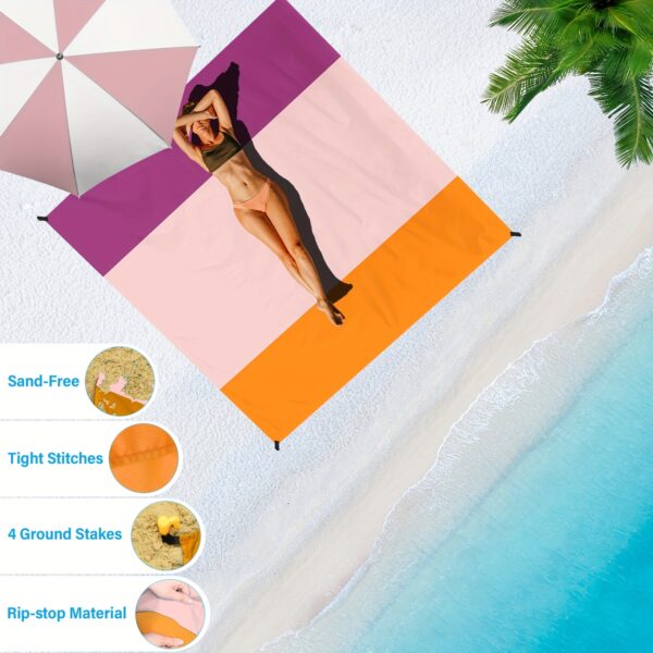 Drap de plage extra large et léger – Image 4