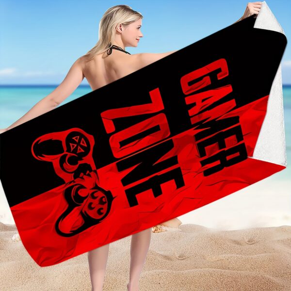 Serviette de plage Gamer Zone – Image 4