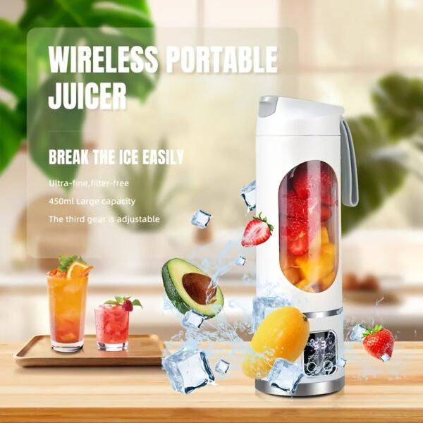 Mixeur USB 2-en-1 – Portable, rechargeable, idéal smoothies & jus frais – Image 10