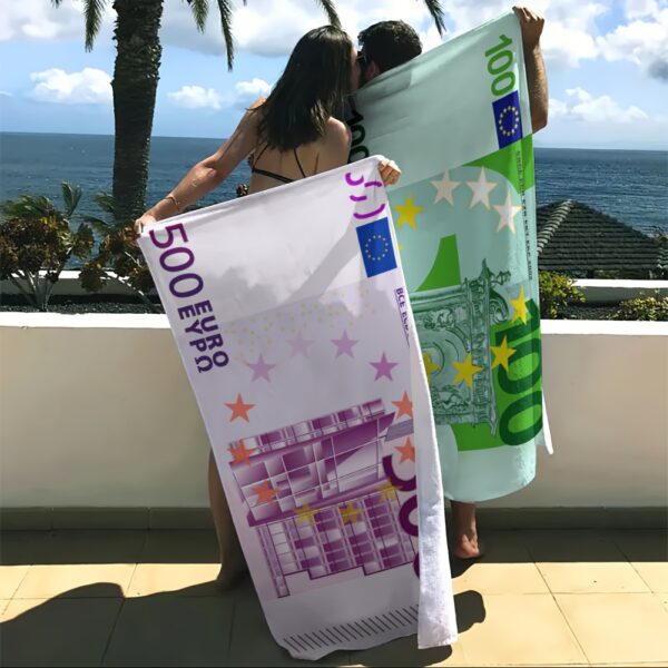 Serviettes de plage euros
