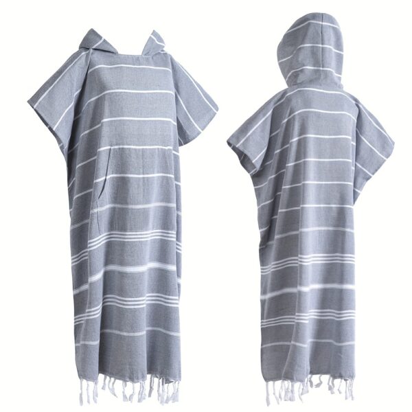 Poncho de plage rayé – Image 9