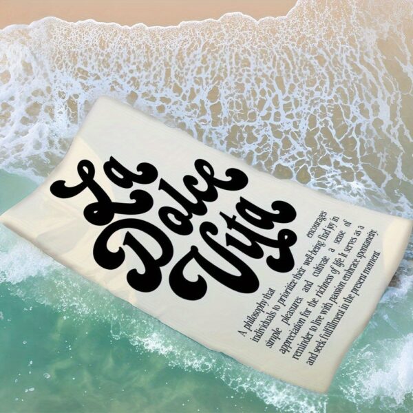 Serviette de Plage "La Dolce Vita" – Image 6