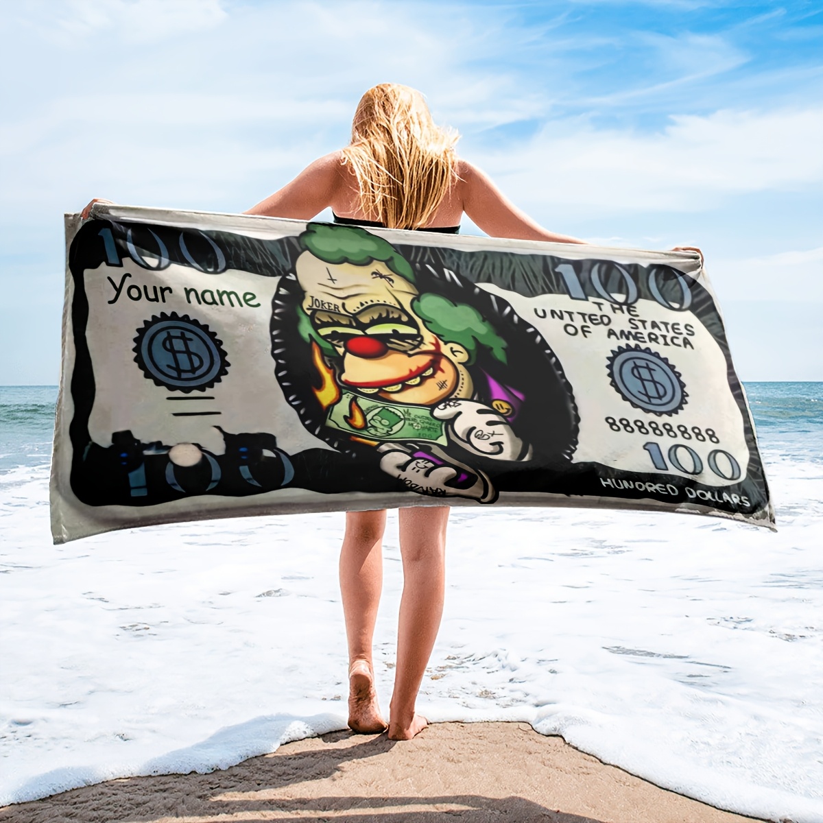 Serviette de Plage Monnaie