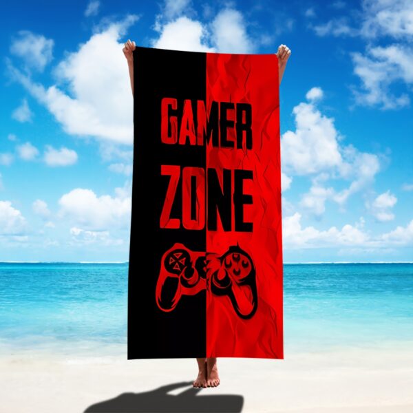 Serviette de plage Gamer Zone – Image 5